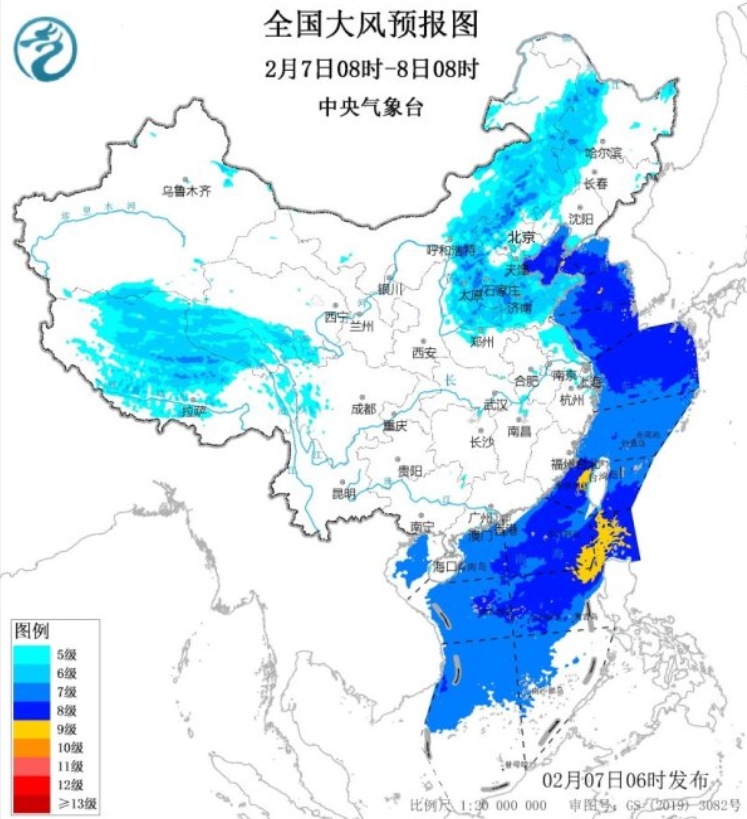 寒潮将继续影响江淮江南等地 北方地区风力不减